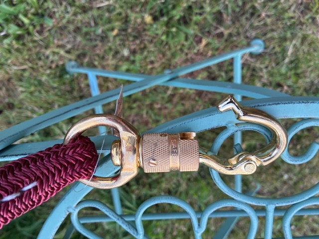 Bodenarbeitsseil / Lead Rope 3,7m / Dicke 13mm mit Drehkippkarabiner